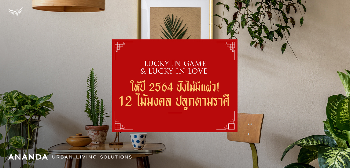 Lucky in Game and Lucky in Love ให้ปี 2564 ปังไม่มีแผ่ว! กับ 12 ไม้มงคล ปลูกตามราศี