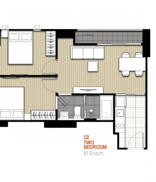 C2 Two Bedroom